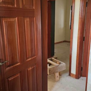 Mahogany Embossed Wooden Solid Flush Door in Nairobi Kenya