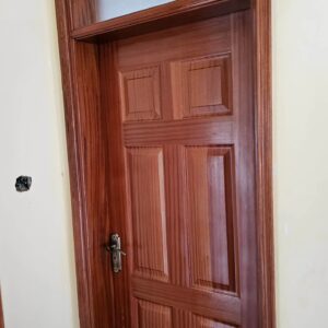 Mahogany Embossed Wooden Solid Flush Door in Nairobi Kenya