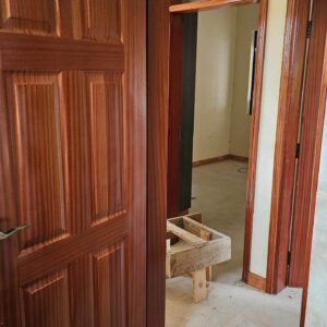 Mahogany Embossed Wooden Solid Flush Door in Nairobi Kenya