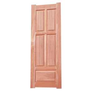 Kiln Dried 5-Panel Solid Mahogany Wooden Door in Kenya