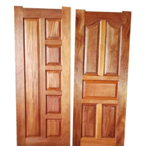 Mahogany 5-Panel 6-Panel Solid Wooden Door Kiln Dried in Kenya Quality