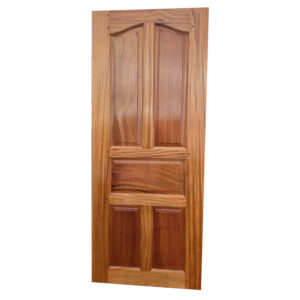 Mahogany 5-Panel Solid Wooden Door Kiln Dried in Kenya