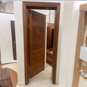 Quality Mahogany Solid TNG Standard Door Kiln Dried in Kenya
